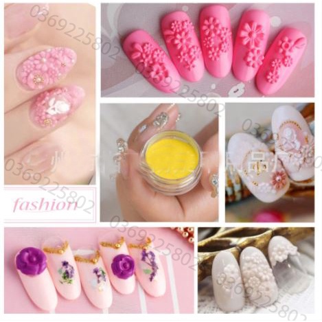 Set 12 hũ bột xuất Mỹ, đắp hoa, đắp móng