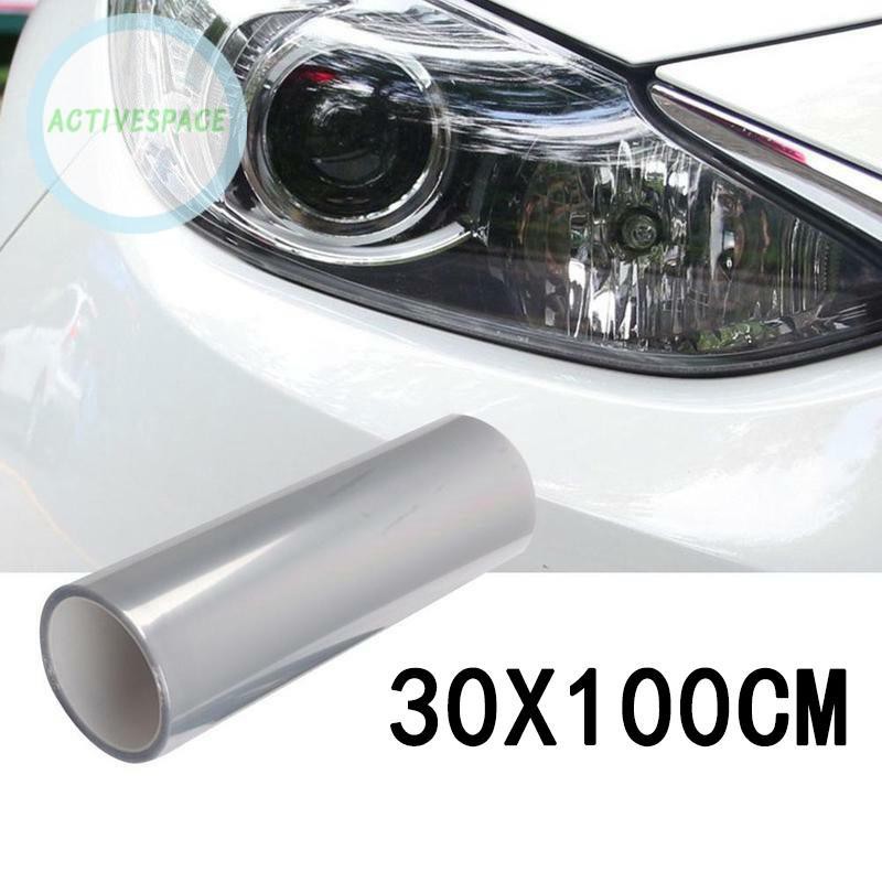 Tấm Phim Dán Đèn Pha Xe Hơi 100x30cm