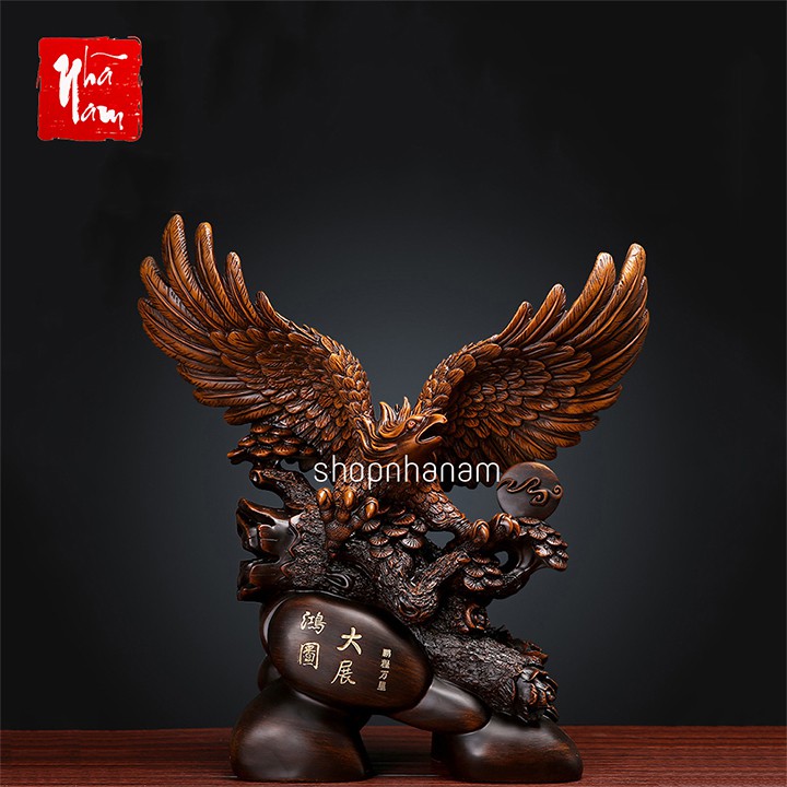 Chim đại bàng vật phẩm phong thủy đồ trang trí quà tặng may mắn đồ phong thủy