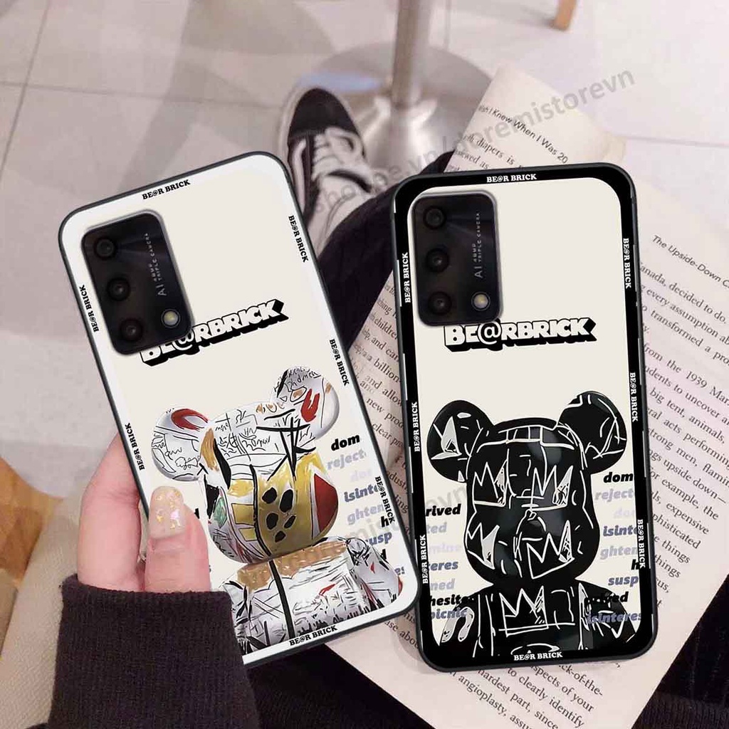 Ốp Oppo A74 / A94 / A95 thể thao, bear brick, ốp lưng dẻo thời trang bền đẹp