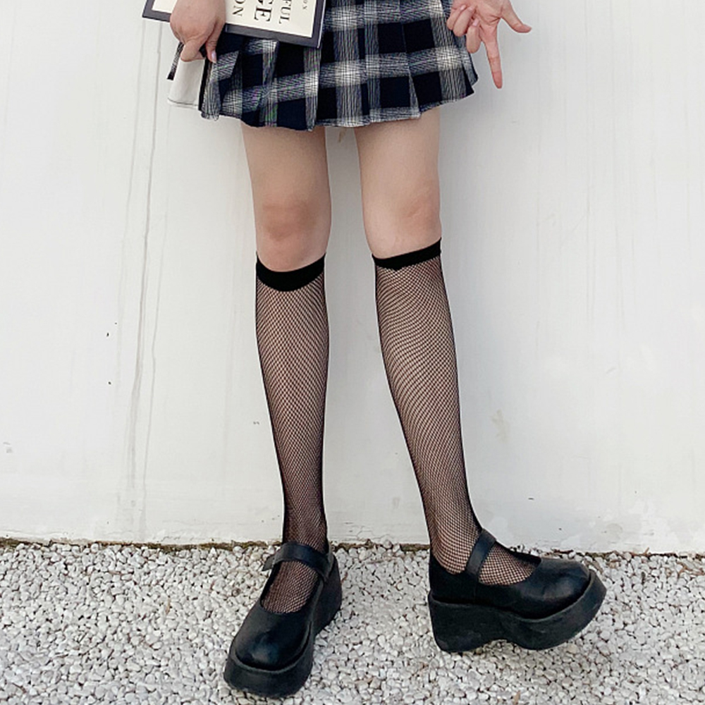 Tất Lưới Trắng Thời Trang Cho Nữ