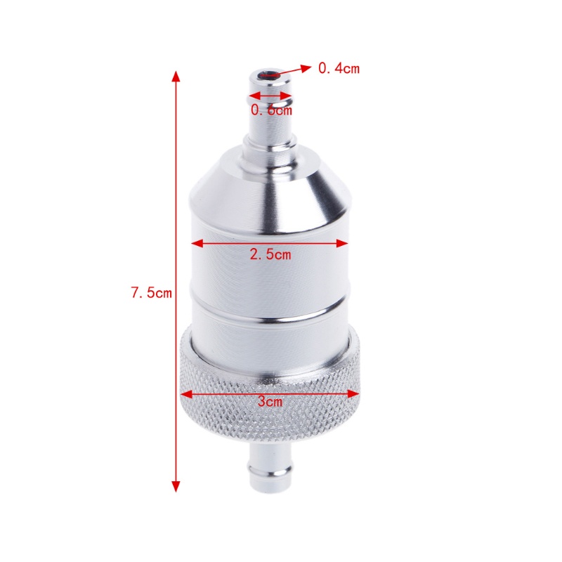 Bộ Lọc Dầu 1 4 6mm Bằng Hợp Kim Nhôm CNC Chuyên Dụng Cho Xe Mô Tô ATV Quad