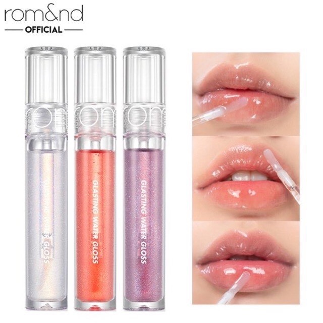 [Xukashop] Son Tint Bóng Romand Glasting Water Gloss siêu lì lâu trôi 4.5 ml