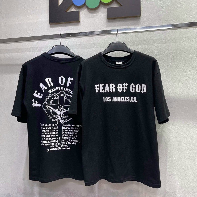 Áo thun FEAR OF GOD (ảnh chụp thật)