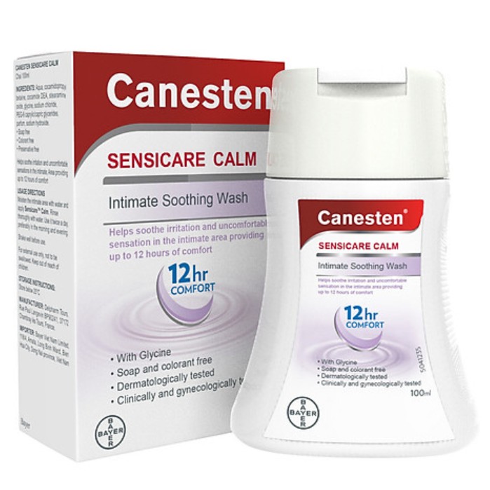 Nước rửa phụ khoa dịu nhẹ Canesten Sensicare Calm (100ml)