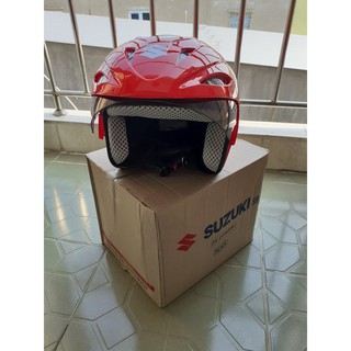 Nón bảo hiểm 3/4 Suzuki (đó) 2019