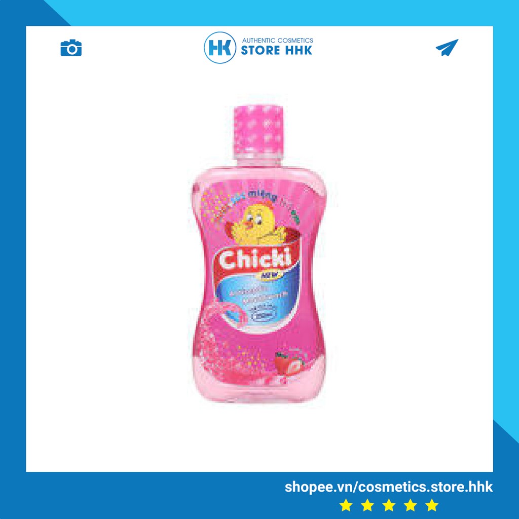 Nước Súc Miệng Chicky 250Ml - Bảo vệ Răng Miệng Cho Bé