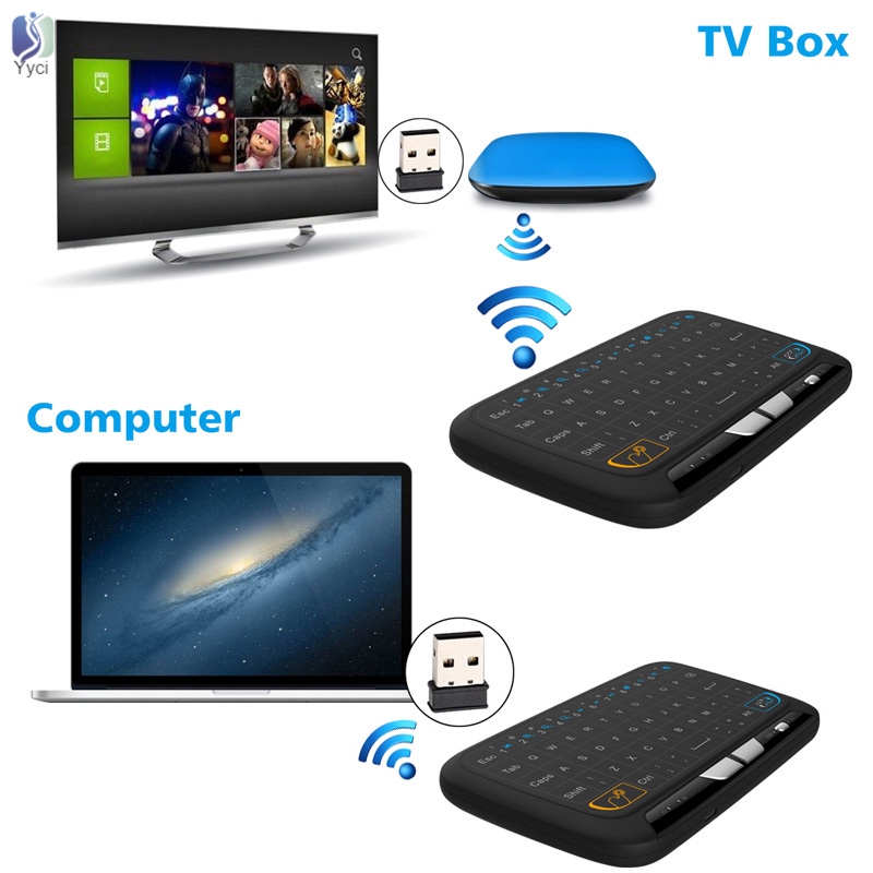 Bàn Phím Không Dây Yy M-H18 Bỏ Túi 2.4ghz Cho Android Tv Box Kodi Htpc Iptv Pc Ps3 Xbox 360 Vn