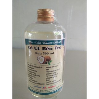 Dầu dừa bến tre chai 500ml