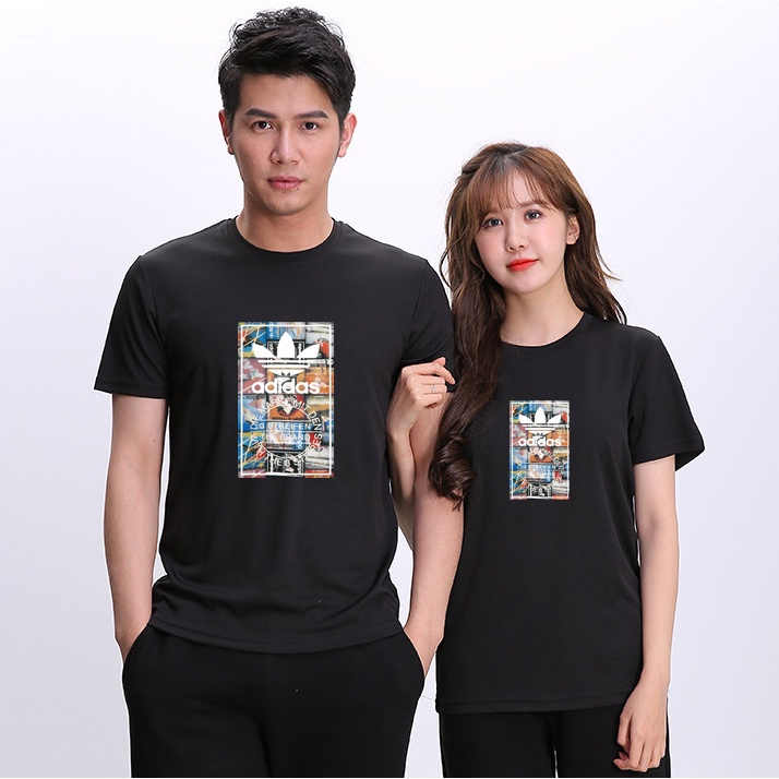 Áo thun thể thao Adidas tay ngắn cổ tròn chất liệu nhanh khô thời trang mùa hè 2019 cho nữ