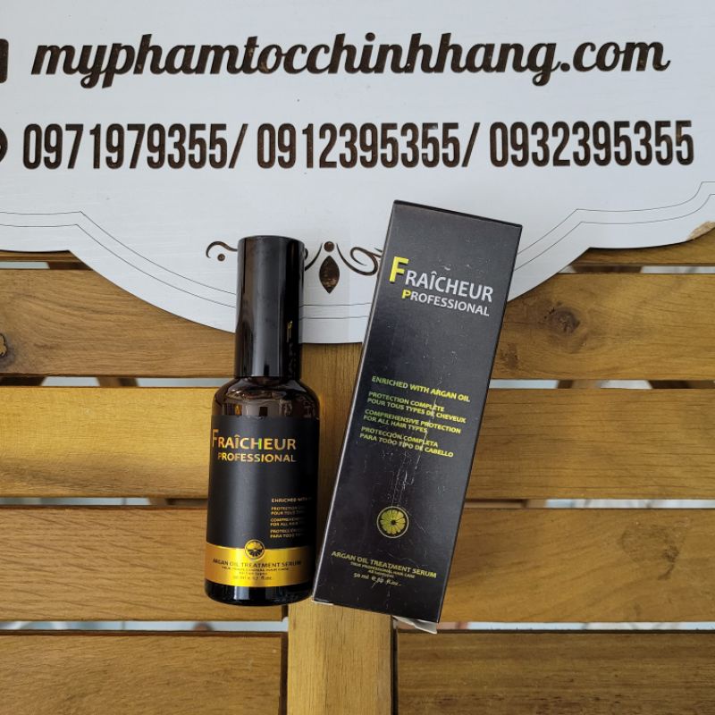 Tinh dầu dưỡng tóc Fraicheur argan chính hãng công ty 50ml  - 100ml