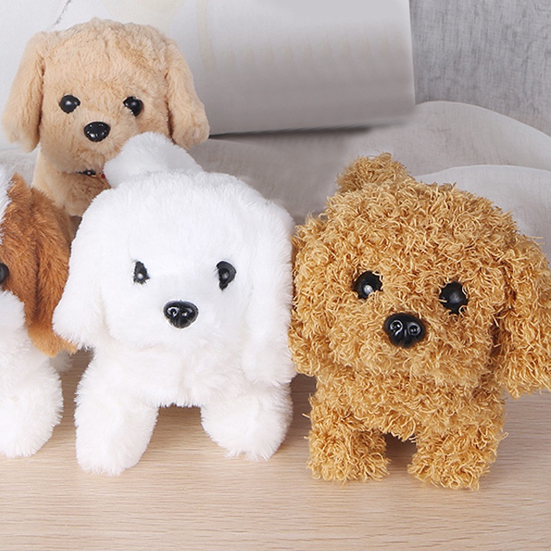 Đồ Chơi Chú Chó Nhồi Bông Chạy Điện Đáng Yêu Cho Trẻ Em