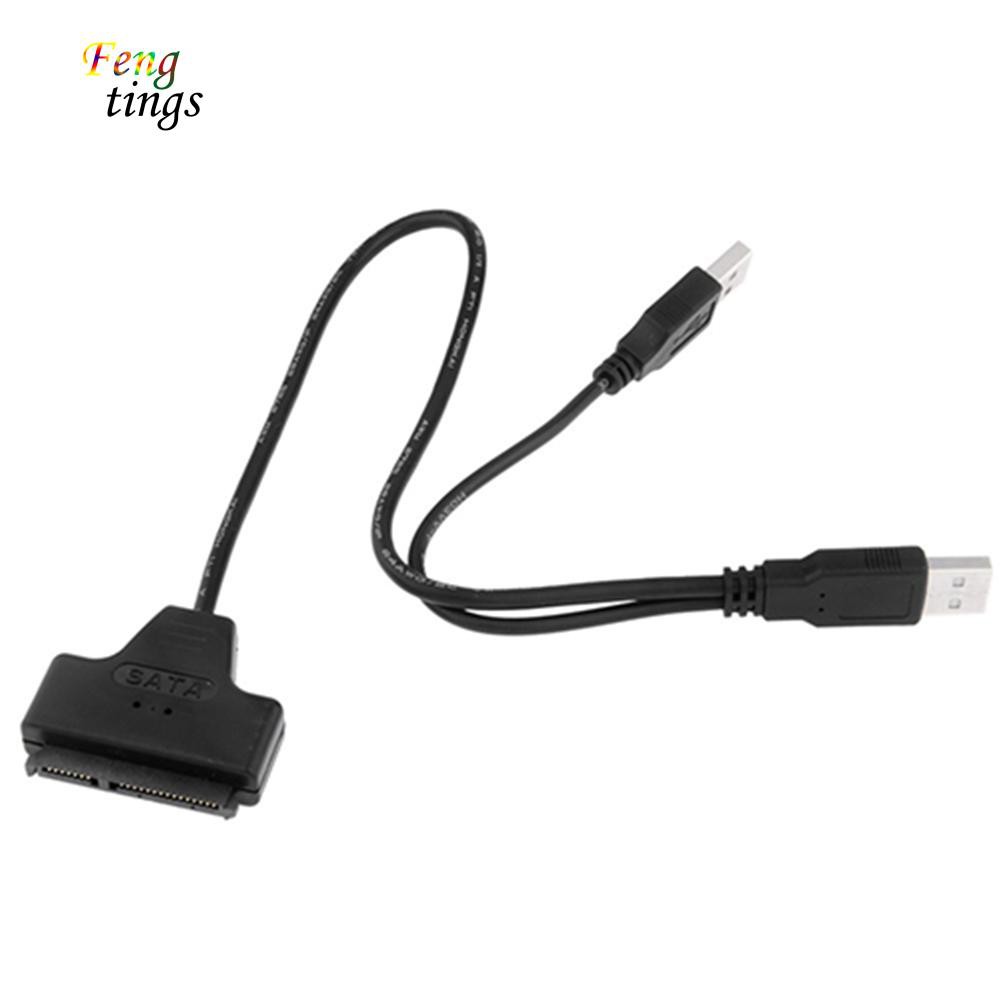 Dây Cáp Chuyển Đổi Usb 2.0 Sang Sata 22 Chân Cho Ổ Cứng Hdd Laptop 2.5 Inch