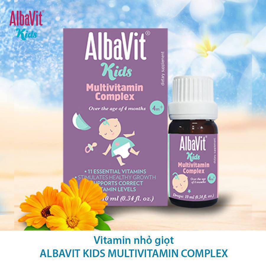 [ Chính Hãng ]  Vitamin tổng hợp nhập khẩu chính hãng nhỏ giọt cho bé từ 4 tháng tuổi. giúp bé bổ sung đầy đủ dưỡng chất