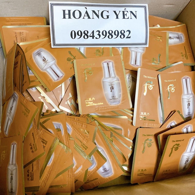 [TÁCH SET] KEM NỀN WHOO CHE KHUYẾT ĐIỂM TÁI SINH DA 40ML - DATE 2025