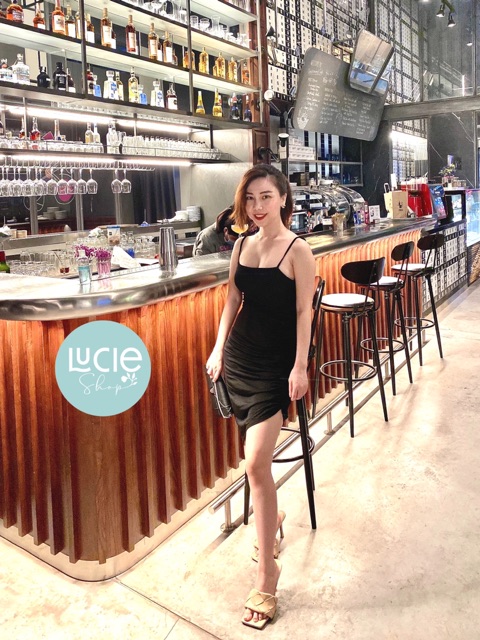 Đầm Body vạt xéo dún hông F21