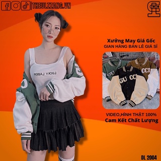 Áo Khoác Bomber Jackets Nam Nữ Phối Màu Kaki 2 Lớp Áo Khoác Nam Nữ Cặp in WIND HỒNG - AK1004