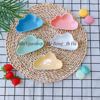 Đĩa sứ hình đám mây cho bé ăn dặm