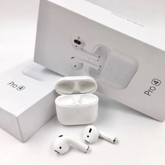 Tai Nghe Bluetooth Airpods Pro 4, Tai Nghe Không Dây Bản Quôc Tế Cao Cấp Định Vị Đổi Tên Dùng Cho Ios và Android
