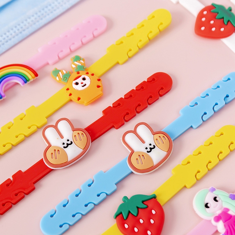 Khóa silicon kéo dài dây đeo khẩu trang chống đau tai tiện dụng