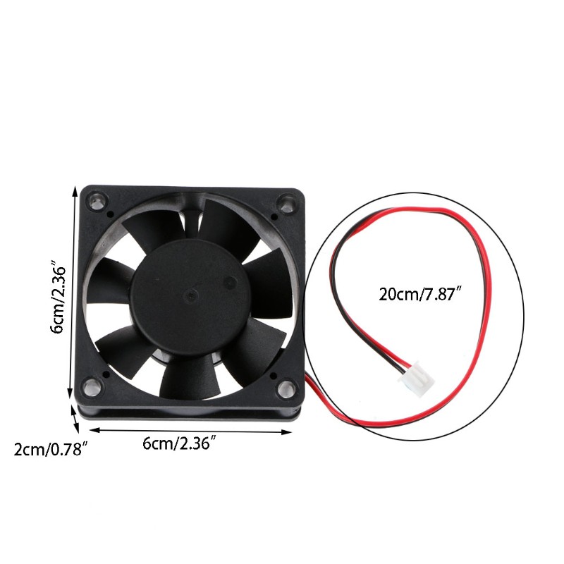 Quạt tản nhiệt máy tính 12V 2-Pin