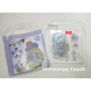 hnastampy combo 5 túi nhựa đựng khuôn dấu tem seal clear stamp bảo quản cất lưu trữ thiệp thủ công handmade scrapbook