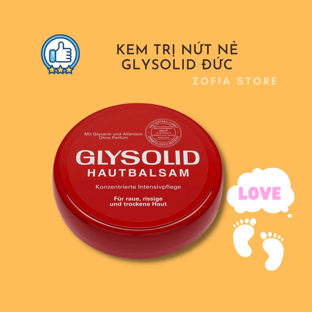 Kem nứt nẻ tay chân GLYSOLID nội địa Đức