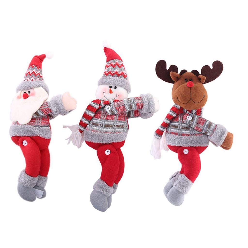 Móc Treo Rèm Cửa Hình Ông Già Noel Trang Trí Năm Mới