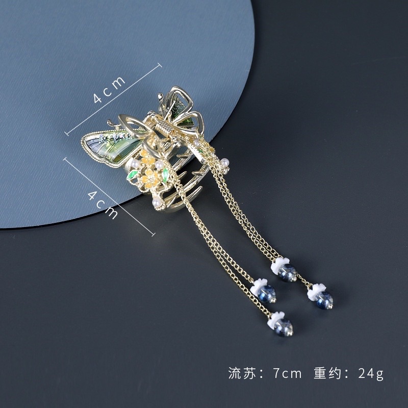 Kẹp Tóc Tua Rua Hình Bướm Ngọt Ngào mã 008