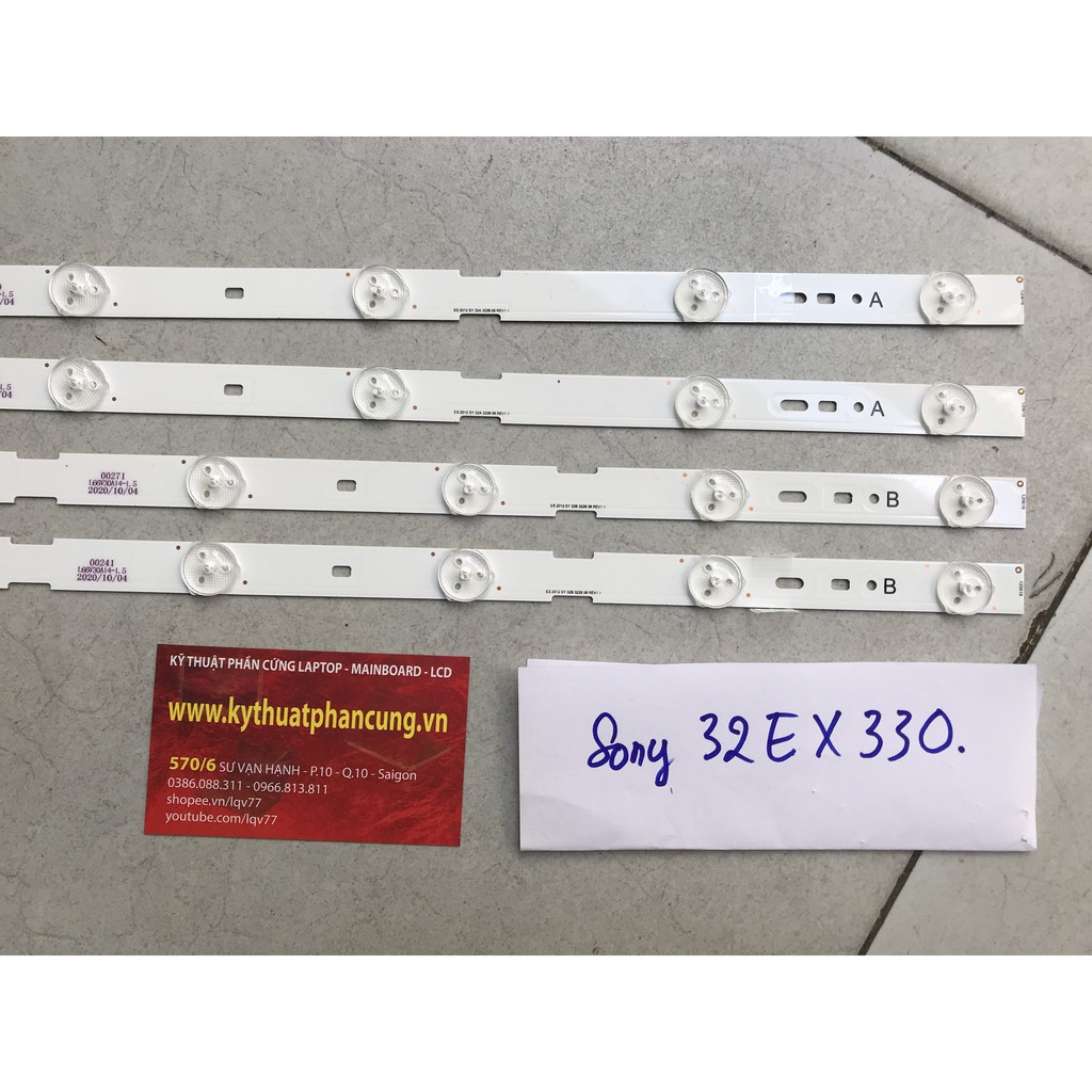 Sony 32EX330 - Bộ 4 thanh 8 led  cho Tivi Sony và các dòng tương tự