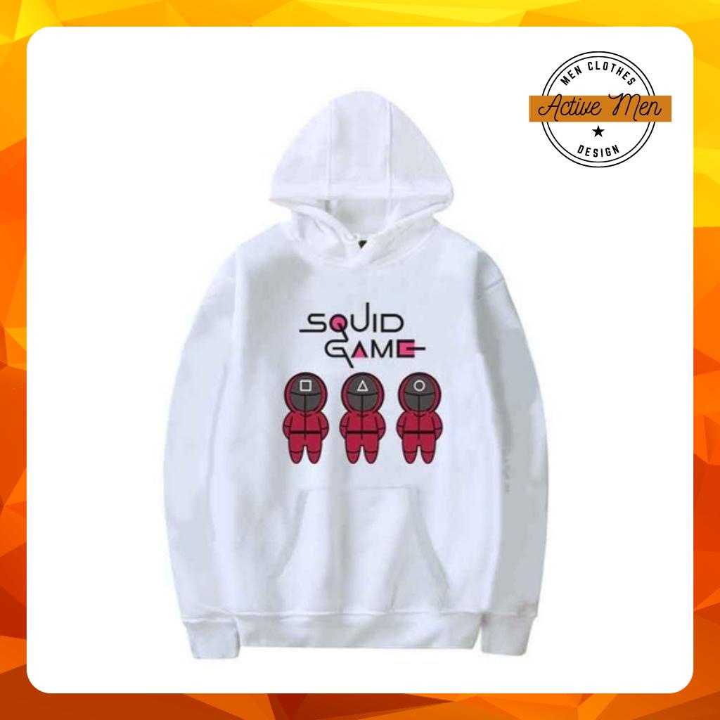 Áo Hoodie Nỉ Squid Game - Trờ Chơi Con Mực - Áo Nỉ Nam, Nữ, Unisex Dáng Rộng, Có Túi Trước