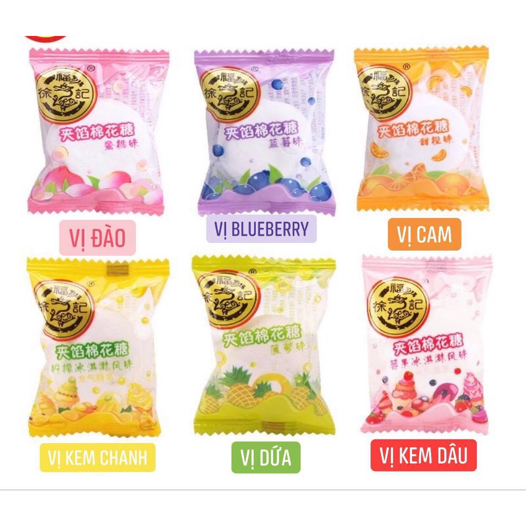 Kẹo Marshmallow Nhân Mứt Trái Cây Hay Ăn Ở Đám Cưới