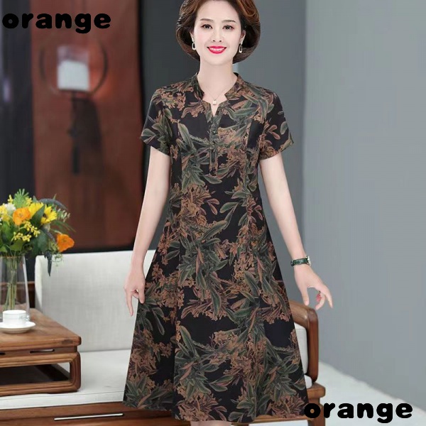 Đầm Sườn Xám Cách Tân Dáng Ôm Che Bụng Cỡ Lớn Thời Trang Cho Phụ Nữ Trung Niên [Giao Hàng Vào tháng Sáu 25]