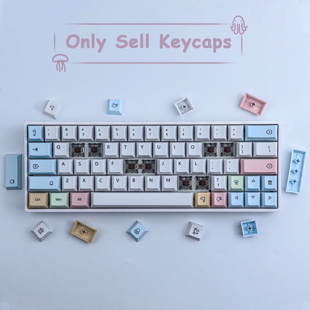 Gmk Bộ 136 Phím PBT Cho Bàn Phím Cơ Cherry Gateron MX