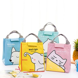Túi đựng hộp cơm giữ nhiệt hình con vật dáng đứng hiện đại