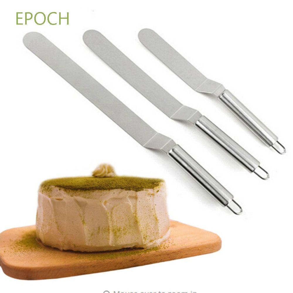 Dụng cụ phết kem 6/8/10 inch bằng thép không gỉ dùng trang trí bánh DIY