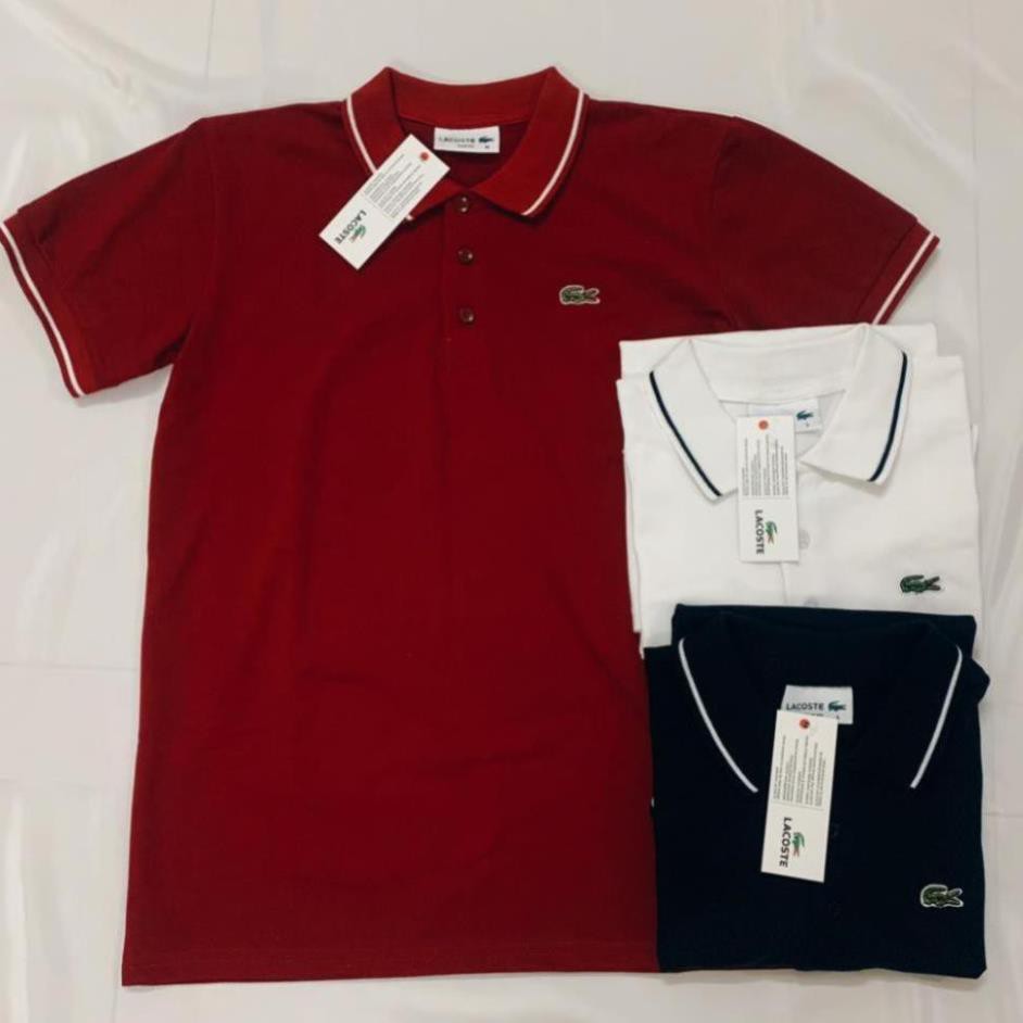 [ Hàng Xuất ] Áo Phông Nam Lacoste / Áo Thun Nam PoLo Cá Sấu Có Cổ ( A001 )