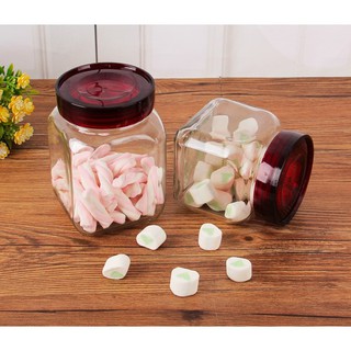 Lọ thủy tinh nắp đỏ 1500 ml