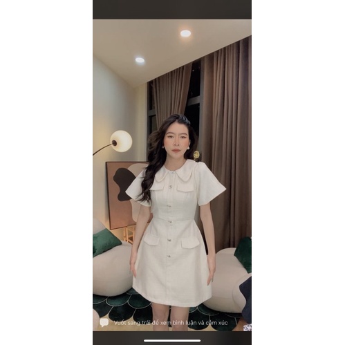 Váy tweed dự tiệc Loan Lâm