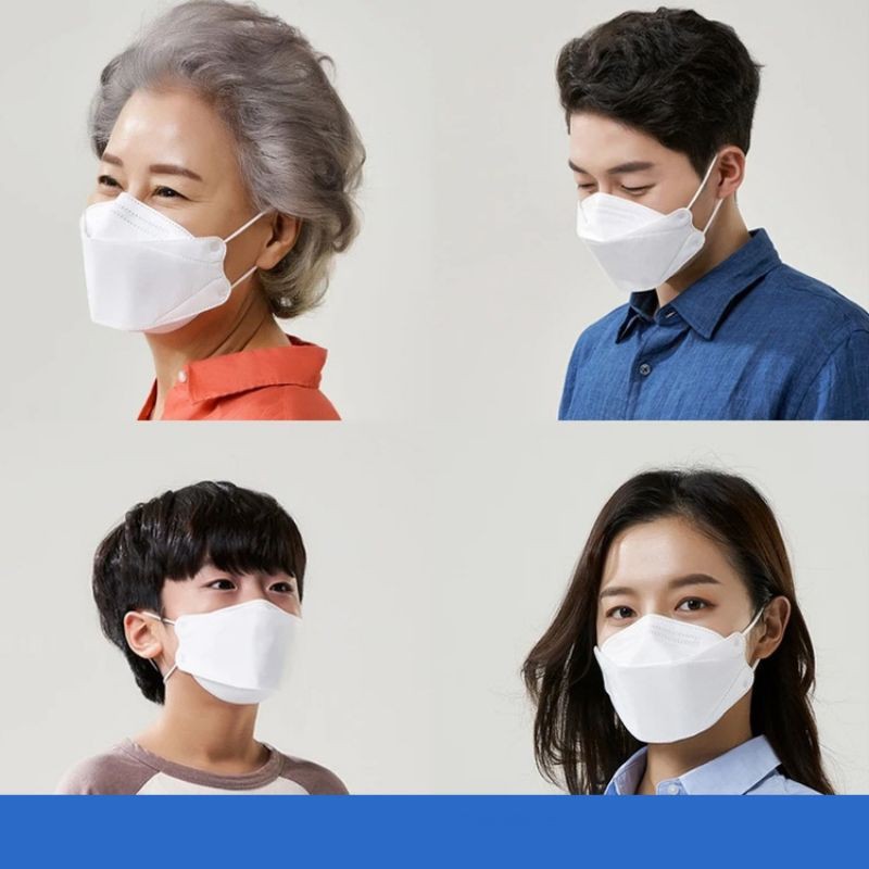 Gói 10 khẩu trang KF94 Hàn Quốc kiểu 3D 4 lớp kháng khuẩn cao cấp | BigBuy360 - bigbuy360.vn