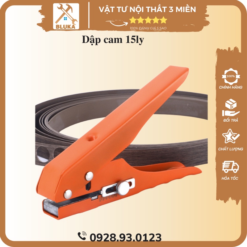 Kìm Bấm Lỗ Bằng Nhựa PVC ABS 15ly chuyên dụng cho ngành gỗ_che các lỗ ốc cam gỗ có tính thẩm mỹ cao_BLUKA