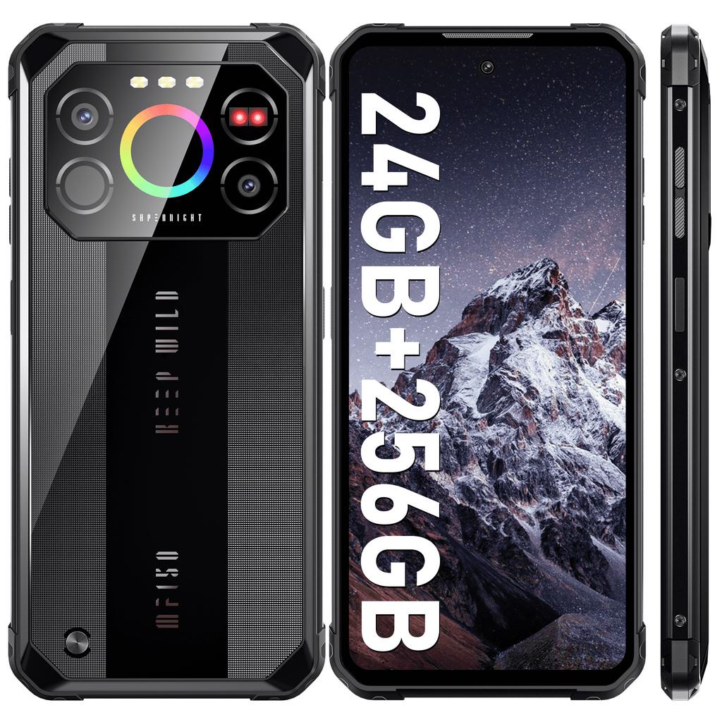 IIIF150 Air1 Ultra + 24GB 256GB Điện thoại chắc chắn Helio G99 64MP 6.8 "FHD + 120Hz 7000mAh Điện thoại thông minh bền chắc Siêu mỏng