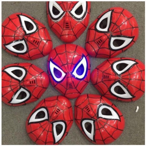 [HÀNG ĐÃ VỀ] Mặt nạ hóa trang nhân vật phim Biệt đội siêu anh hùng,mặt nạ người nhện,gang tay Spiderman cho bé