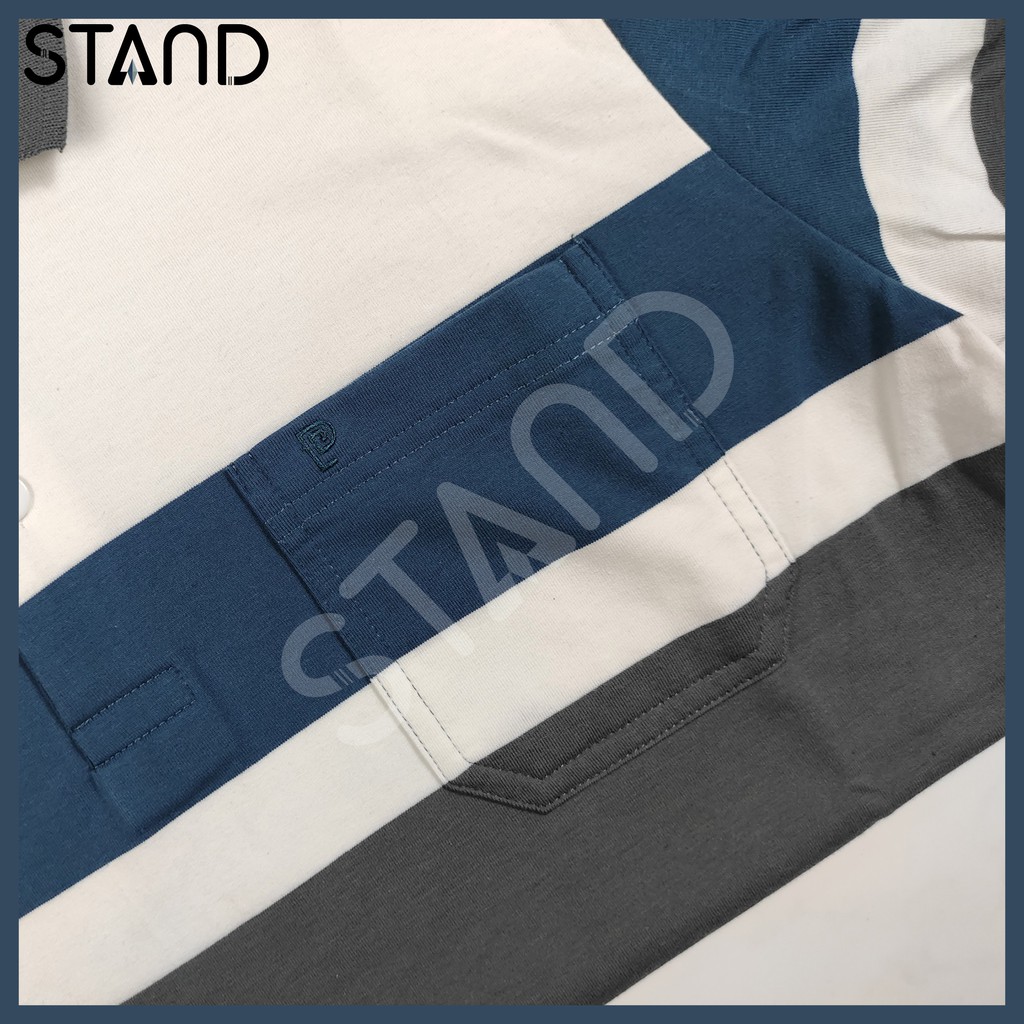 Áo Thun Nam 💕𝘍𝘳𝘦𝘦𝘴𝘩𝘪𝘱💕  Áo Phông Tay Ngắn Papa Phối Màu Có Túi Thun Cotton Mềm Mịn  4 Màu 3 Size - Mã PS0013 - STAND | BigBuy360 - bigbuy360.vn