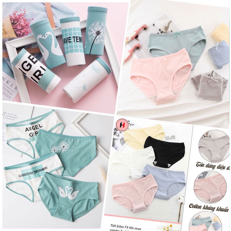 Quần Lót Nữ ❤️FREESHIP ❤️Quần Lót Nữ Cotton kháng khuẩn thoáng mát đính nơ duyên dáng điệu đà QL38 | BigBuy360 - bigbuy360.vn