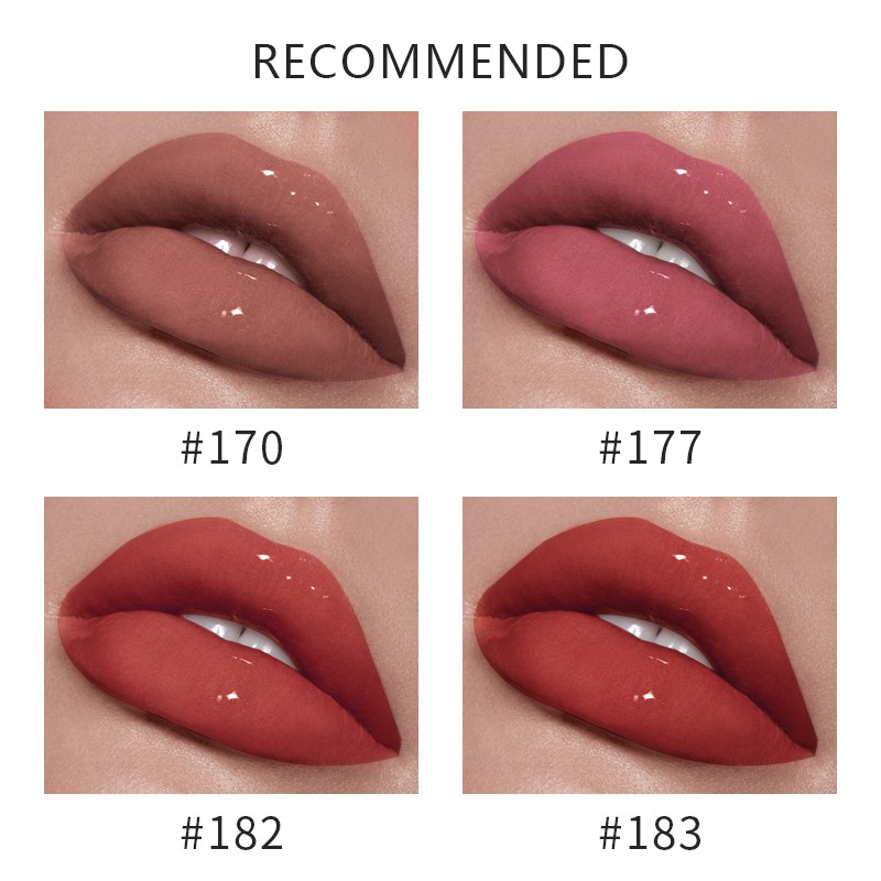 Pudaier capsule unique shape lip glaze in 20 colors 13g
