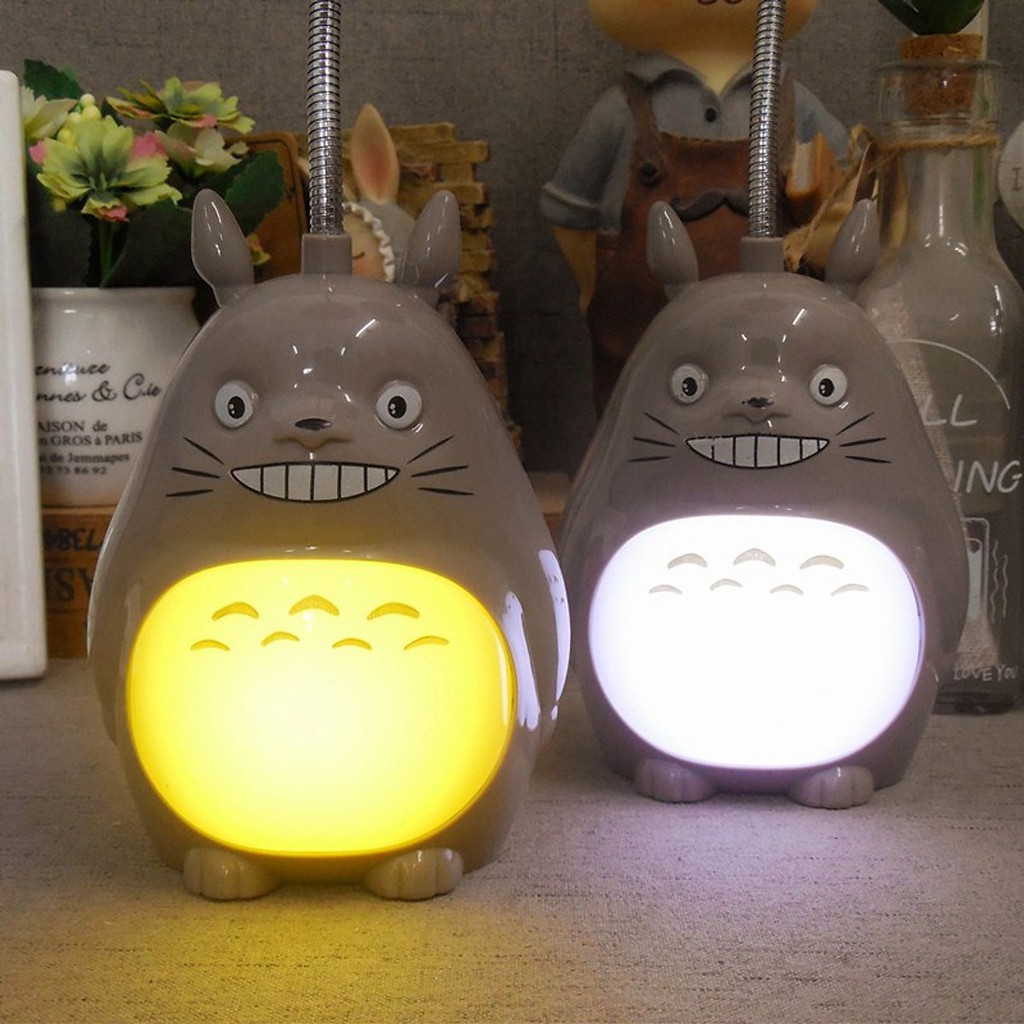 Đèn leg trang trí để bàn Totoro siêu xinh (Tặng móc khóa gỗ BTS thiết kế độc quyền)