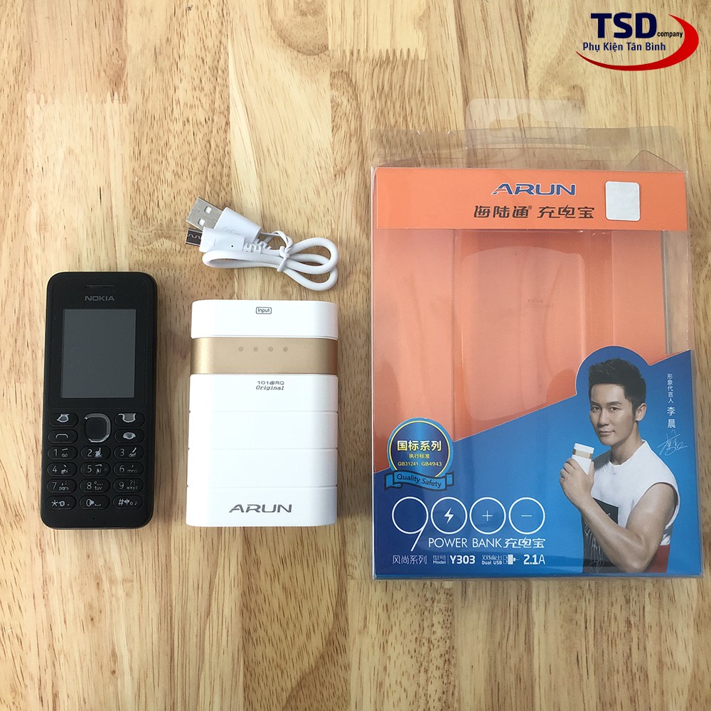 Pin Sạc Dự Phòng Arun 9000mAh Chính Hãng