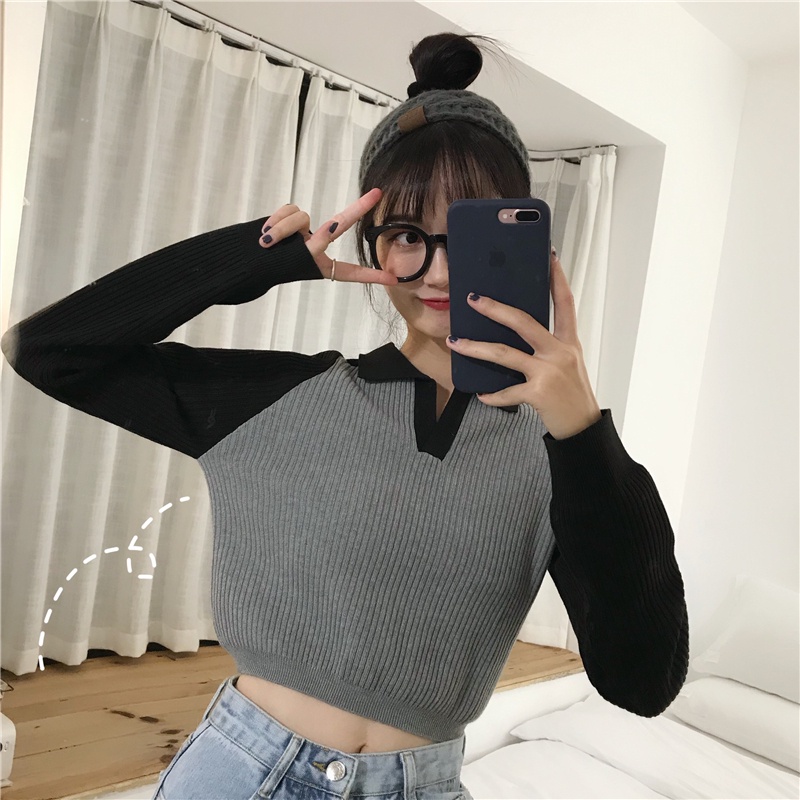 NRVP Áo Sweater Dài Tay Phong Cách Hàn Quốc Sành Điệu Dành Cho Nữ