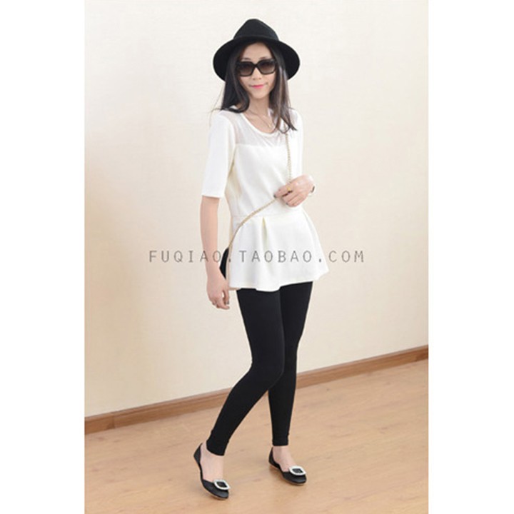 Quần Legging Thun Cotton Đen cho nữ Mt683 (dưới 50 kg) aoquangiasi | BigBuy360 - bigbuy360.vn